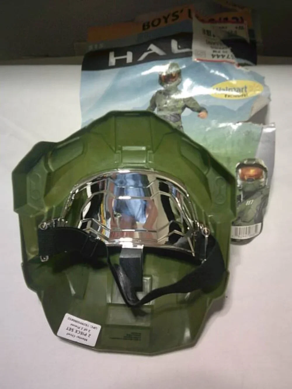 NEW DISGUISE BOYS SIZE L 10-12 HALO MASTER CHIEF HALLOWEEN COSTUME JUMPSUIT 👦